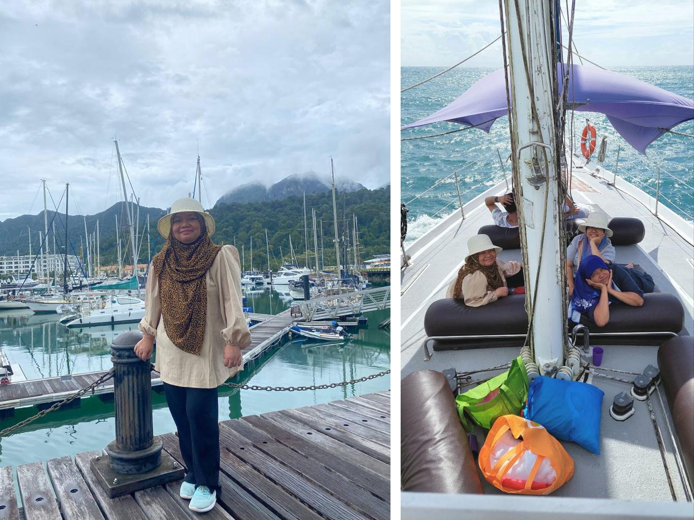 Photos of Wan Hasemah’s vacation a few weeks after she underwent robotic surgery in Sunway Medical Centre